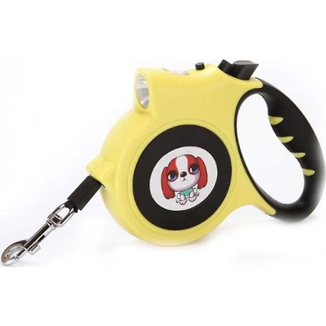 Heavy-duty, tangle-free 360° retractable dog leash with anti-slip grip (1/5)