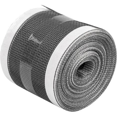 Filtre Adhésif Anti-cheveux - Grille de Drainage Sol pour Douche - Adaptateur Jetable pour Evacuation - Maille 1 mm - 1000 cm x 7 cm (1/5)