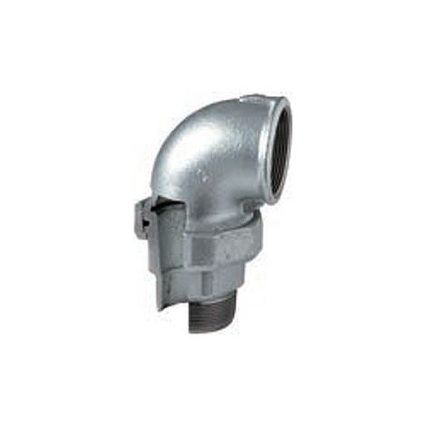 98 - Bocchettone curvo MF 1"1/2 conico in ghisa zincata 09805007 - -  EURACCORDI - -