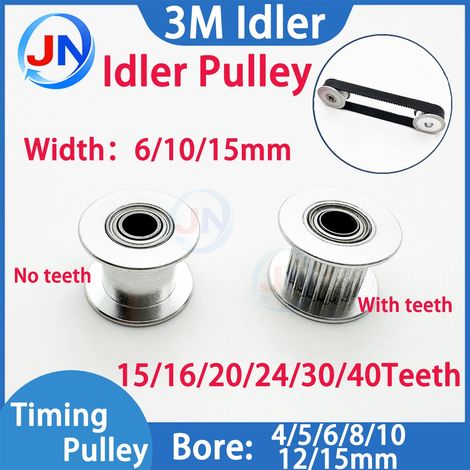 (30 dents, largeur de courroie 10 mm) Poulie de distribution HTD3M sans dents, alésage de poulie synchrone HTD 3M (1/5)
