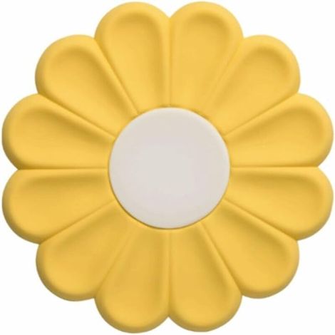 Wunderschöne, niedliche Silikon-Untersetzer mit Halter, runde Getränkeuntersetzer, ideal für Wohnzimmer und Küche, 17 cm Durchmesser, 2er-Packung (1/3)