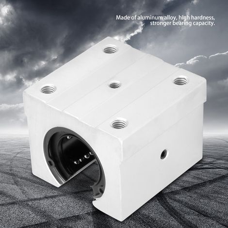 SBR30UU 30mm Bloc coulissant à palier linéaire ouvert en aluminium (1/5)