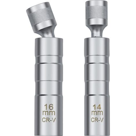 14/16mm Clé à Bougie, Outil Universel de Retrait de Douille de Bougie D'allumage Magnétique pour Retirer Les Bougies D'allumage Automobiles (1/5)