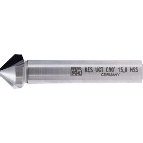 PFERD HSS Kegel-und Entgratsenker UGT 90° Ø 15 mm Schaft-Ø 10 mm DIN 335 C mit Ungleichteilung (1/2)