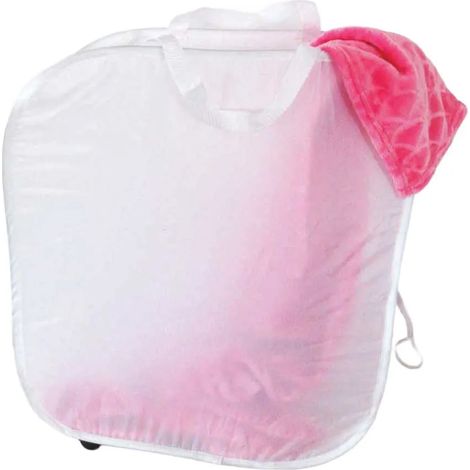 Bac à linge sur roulettes mobile pratique rangement maison