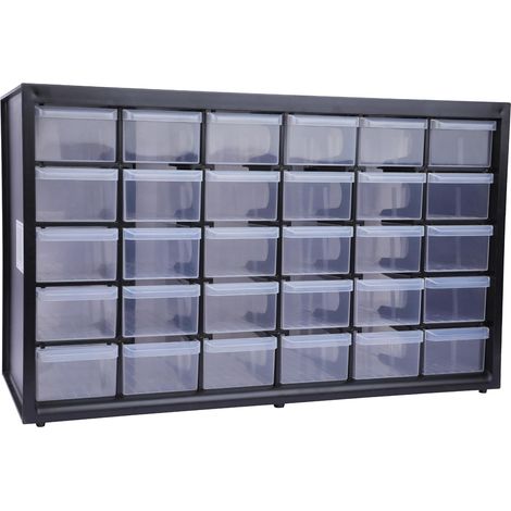 Multipurpose storage box with 30 small drawers (1/5)