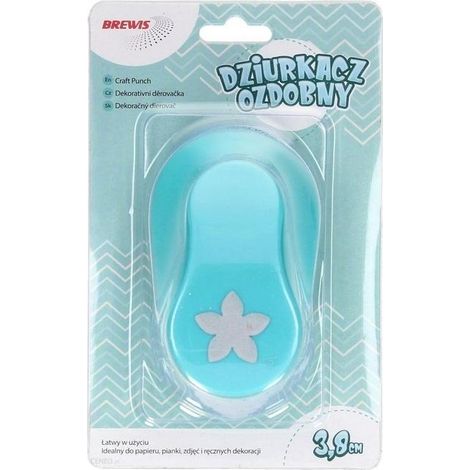 Dekorative Stanze – Blume 3,8 cm, gemischt