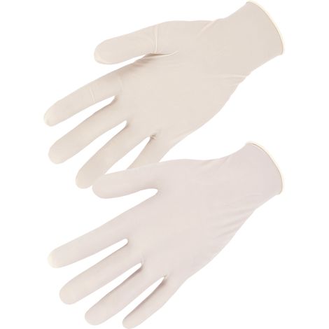 Gant latex poudré AQL 1,5 AUULAT taille L boîte de 100 - SINGER - AUULAT89