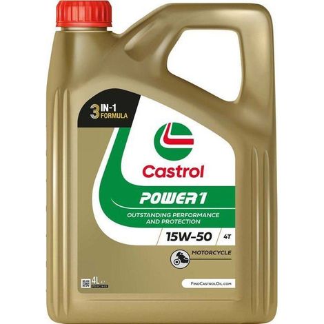 Motoröl - CASTROL Power 1 4T 15W-50 - 4L - 15W50