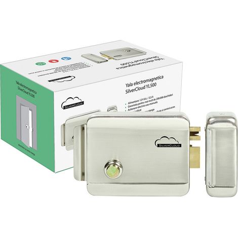 Serratura Elettrica SilverCloud, YL500 mancino NC Fail-Secure, Nichel Satinato (1/5)