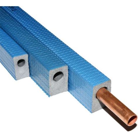 Armacell Tubolit DHS Quadra 18/25 für 18mm Rohr 1m Rohrisolierung Isolierung blau 18x25mm viereckig