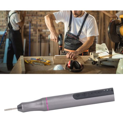 Ce stylo de polissage électrique intelligent convient au polissage, au perçage, à la gravure et aux travaux manuels. (1/5)