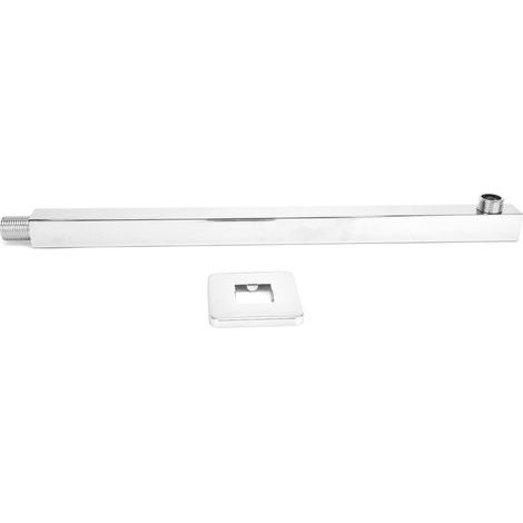 Barre de rallonge de pommeau de douche en acier inoxydable G1/2, bras de pluie mural pour salle de bain (1/5)