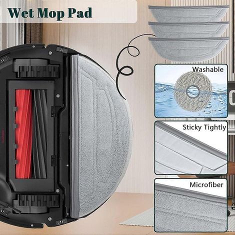 Pour Roborock S8 MaxV Ultra, pièces de rechange : sacs à poussière, lingettes de nettoyage, accessoires pour aspirateur robot