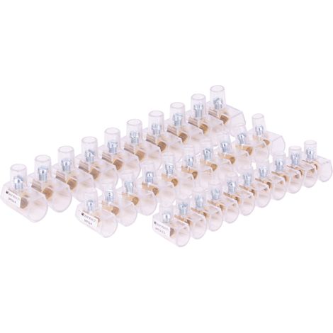Barrette 5 bornes de connexions unipolaires - 4/5/6mm²- Zenitech