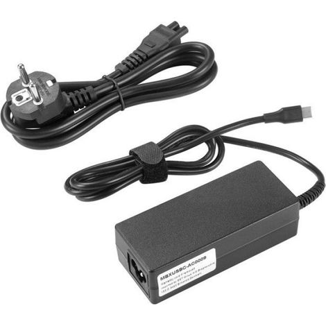 Adaptateur Secteur USB-C - 65 W - Pour Ordinateur Portable - Aluminium - Compact - 1 Pièce