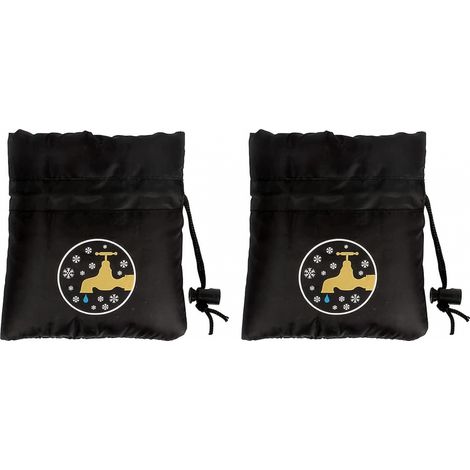 BEBUSINGOTO 2 fundas aislantes para grifos de invierno para exteriores, calcetines de protección contra la congelación. (1/5)