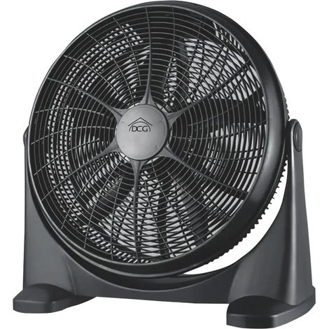DCG – Ventilateur sur pied 50 cm 80W 3 vitesses – Inclinaison haut/bas – 5 pales – Alimentation 220V/50Hz