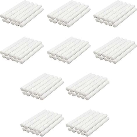 Bâtonnets filtrants de rechange pour humidificateurs USB et diffuseurs d'arômes - Éponge en coton 7 x 76 mm - Filtres compatibles (1/5)
