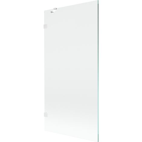 Mexen Lunar Badewannen-Paravent 1-flügelig 90 x 150 cm, transparent, weiß - 897-090-000-20-00 (1/5)