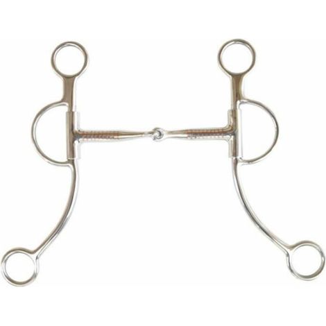 Bocado brad ren's pivot broken acero inoxidable cobre