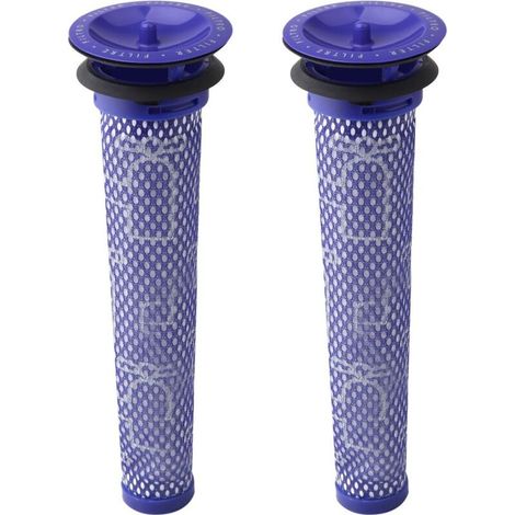 YMYNY Pack de 2 pré-filtres de rechange pour Dyson DC58, DC59, V6, V7, V8. Remplace la pièce 965661-01. 2 filtres