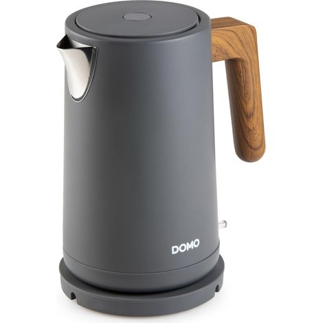 Domo DO9268WK Tischwasserkocher mattgrau 1,7L