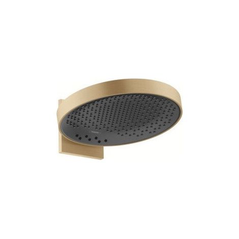 tête de douche 360 3jetavec bras de douche bronze brossé