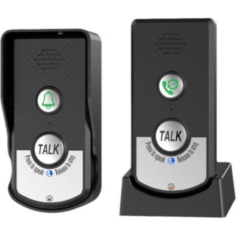Système d'intercommunication sans fil - Soins aux seniors - Sonnette avec fonction rappel - Installation simple - Idéal pour maisons de retraite et domiciles (1/4)