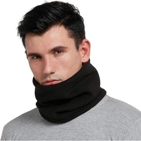 Tour de cou thermique unisexe d'hiver en polaire pour le ski, pour hommes et femmes (1/5)