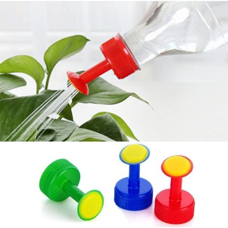 Lot de 5 arrosoirs avec vaporisateur intégré au bouchon d'une bouteille de Coca-Cola pour plantes et pots - Jardinage d'intérieur, pépinière et bonsaï-AquaForge (1/5)