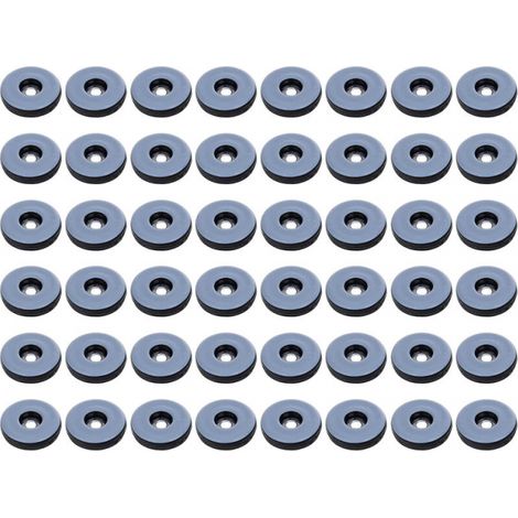 Set mit 48 runden Teflon-Möbelfüßen, Anti-Vibrations-Möbelpolstern, (rund) – 19 mm (1/4)