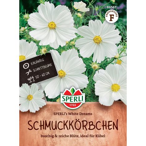 Schmuckkörbchen SPERLI's White Dreams - Blumensamen (1/2)