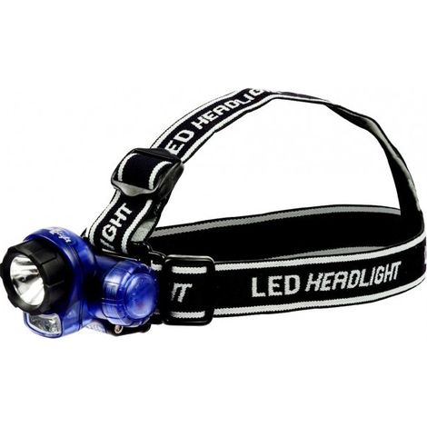 Lampe frontale Led/Xenon Etanche SINGER Professionnelle 4 positions 3 piles 1,5 V AAA fournies (1/5)