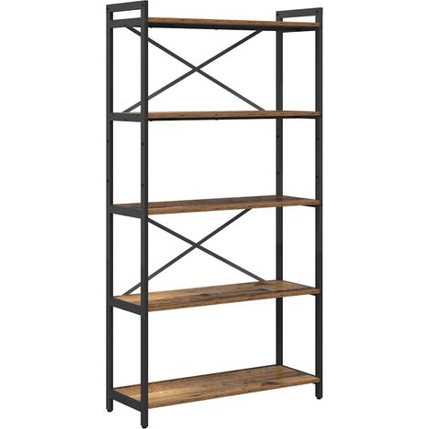 Étagère Bois ancien 80 x 30 x 155 cm Bois d'ingénierie (1/5)