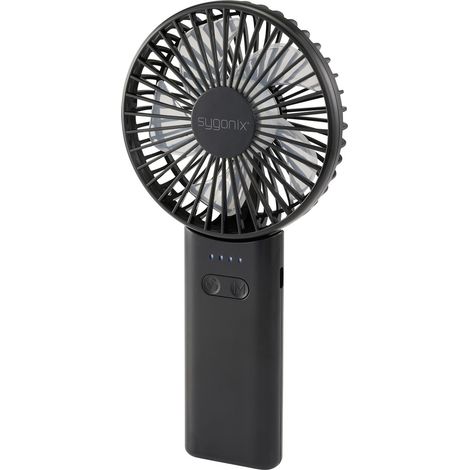 Sygonix  Handventilator  4 W  Schwarz