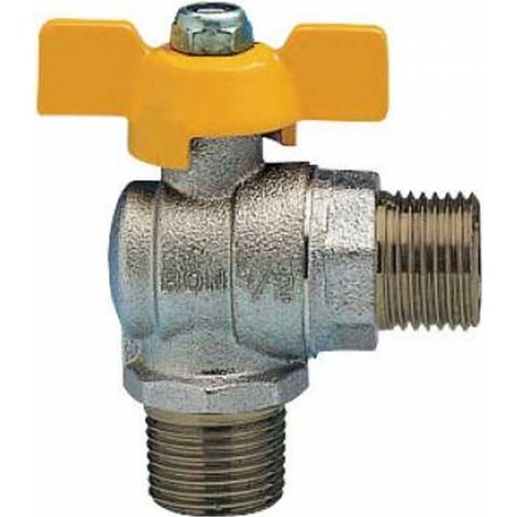 Rubinetto Squadra Metano-Gpl 1/2"M X 1/2"M Enolgas (1/3)