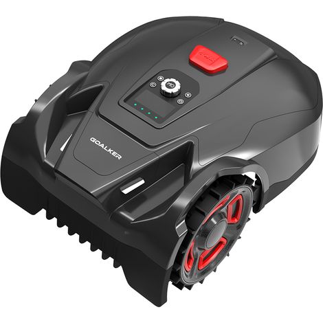 GOALKER H3 PRO Robot tondeuse RTK+VSLAM+TOF Double vision 45% pente Contrôle App,noir