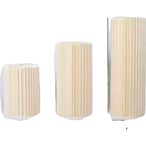 Alzate per buffet, in PVC trasparente, design robusto ed elegante, colore bianco, 40 60 80 (1/2)