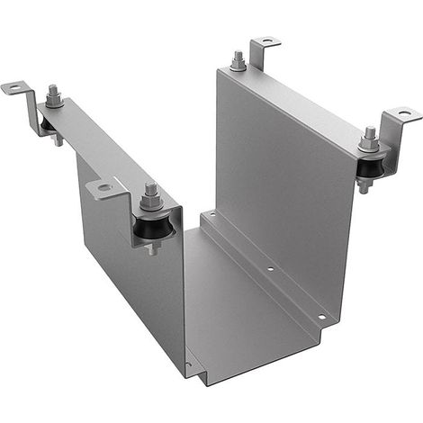 Support vertical universel en u pour radiateurs a gazelectriques