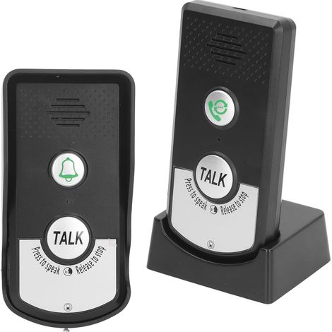 IP54 wasserdichte drahtlose Türklingel, elektronische Türklingel für Zuhause und Klassenzimmer, 3 einstellbare Lautstärkestufen, Fernbedienungs-Türklingel-Set. (1/5)
