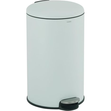 Poubelle Cuisine Ronde 30L, Acier Inoxydable, Vert Clair (1/5)