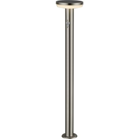 Lampe Solaire de Pelouse - 4.4W - Aluminium Brossé - Capteur - 600lm - IP44