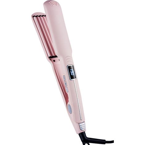 Rizador automático, rizador giratorio automático, rizador giratorio antienredos, color rosa, enchufe estándar europeo. (1/5)