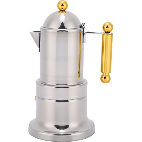 Cafetière à Valve unique de 200ml, 4 tasses, en acier inoxydable 304, cuisinière, cafetière facile à nettoyer (1/5)