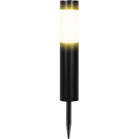 Solar-Gartenleuchte für Wege – Wasserdichte Edelstahl-Straßenleuchte, Warmschwarz, 1 W, Standardgröße, IP65-Schutzart
