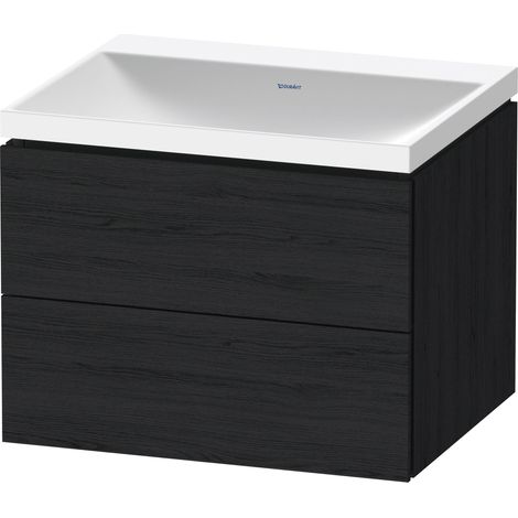 Duravit L-Cube c-shaped Set wandhängend, 2 Schubkästen, ohne