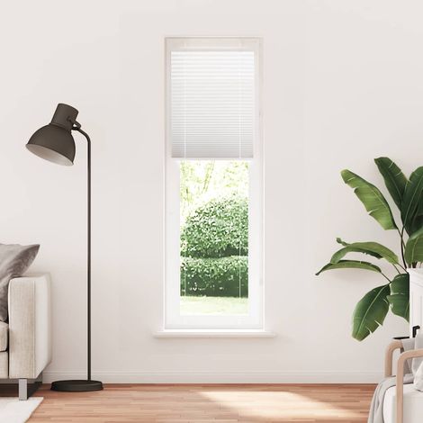 Maison Exclusive - Estor Plisado blanco 60x200 cm Tela Ancho 59,4