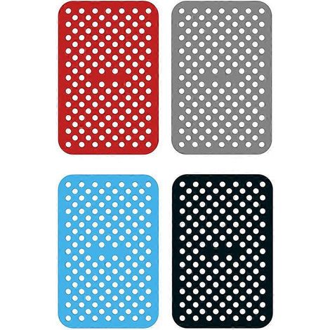 Rechteckige Matte für Heißluftfritteuse, wiederverwendbare Matte für Heißluftfritteuse, Silikonmatte für Heißluftfritteuse. (1/5)