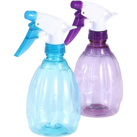 Pulvérisateur d'eau à pression réutilisable, flacon pulvérisateur à pression réglable, outil de jardinage bleu, lot de 2 (1/5)
